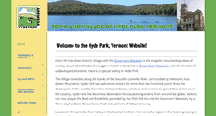 Desktop Screenshot of hydeparkvt.com